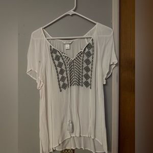White summer shirt